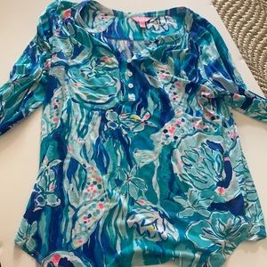 lilly pulitzer long sleeve top m